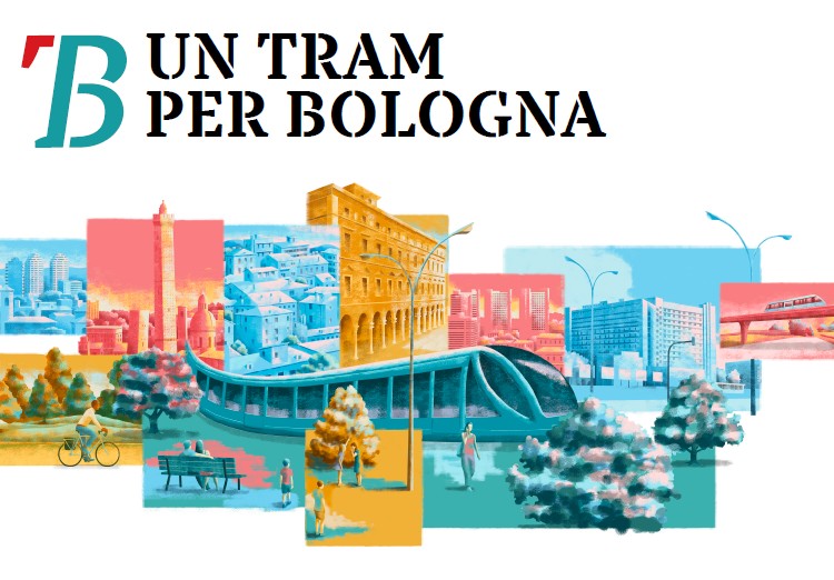 Collage diversi luoghi di Bologna