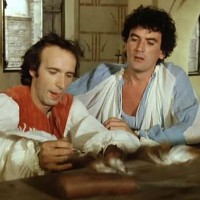 Roberto Binigni e Massimo Troisi in una scena del film