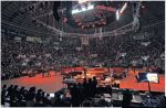 Paladozza allestito per concerti 
