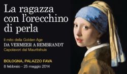 Locandina mostra La ragazza con l'orecchino di perla